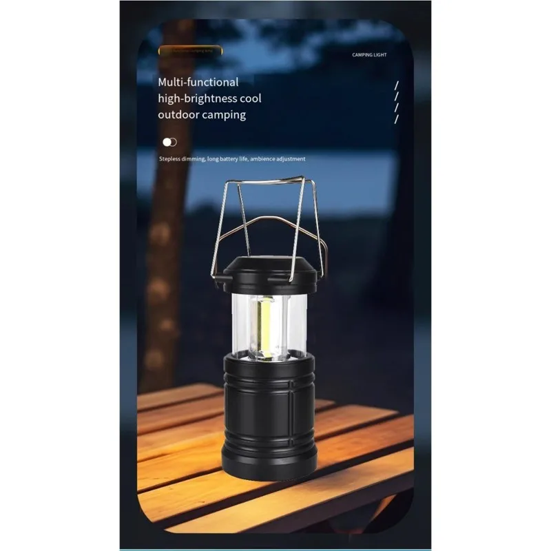 

ABFU-Perfect For Outdoor Adventures- Camping LED Lantern, 3-In-1 Design, 520 Lumens, Multifunctional Light With Magnetic Hook