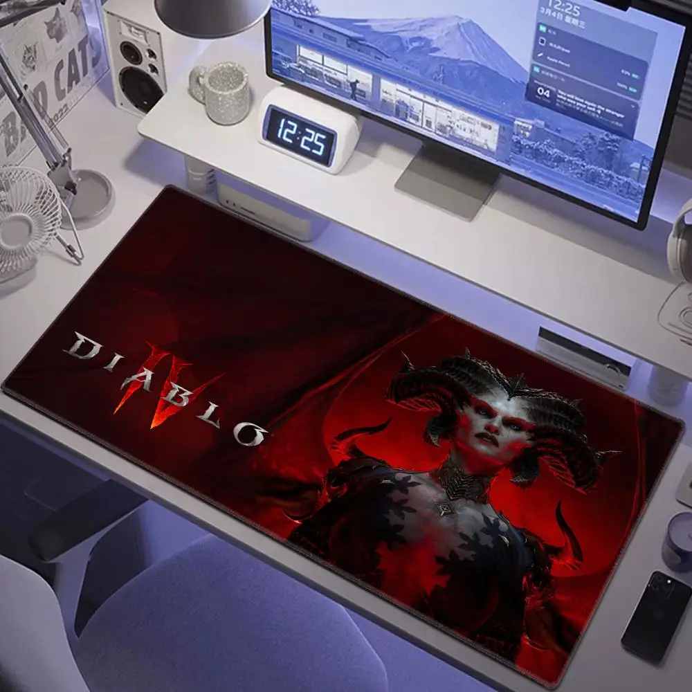 

Diablo 4, HD геймерский коврик для мыши на заказ, аксессуары для компьютерных игр, коврик для мыши с клавиатурой, офисный ноутбук, нескользящий резиновый настольный коврик, ковер