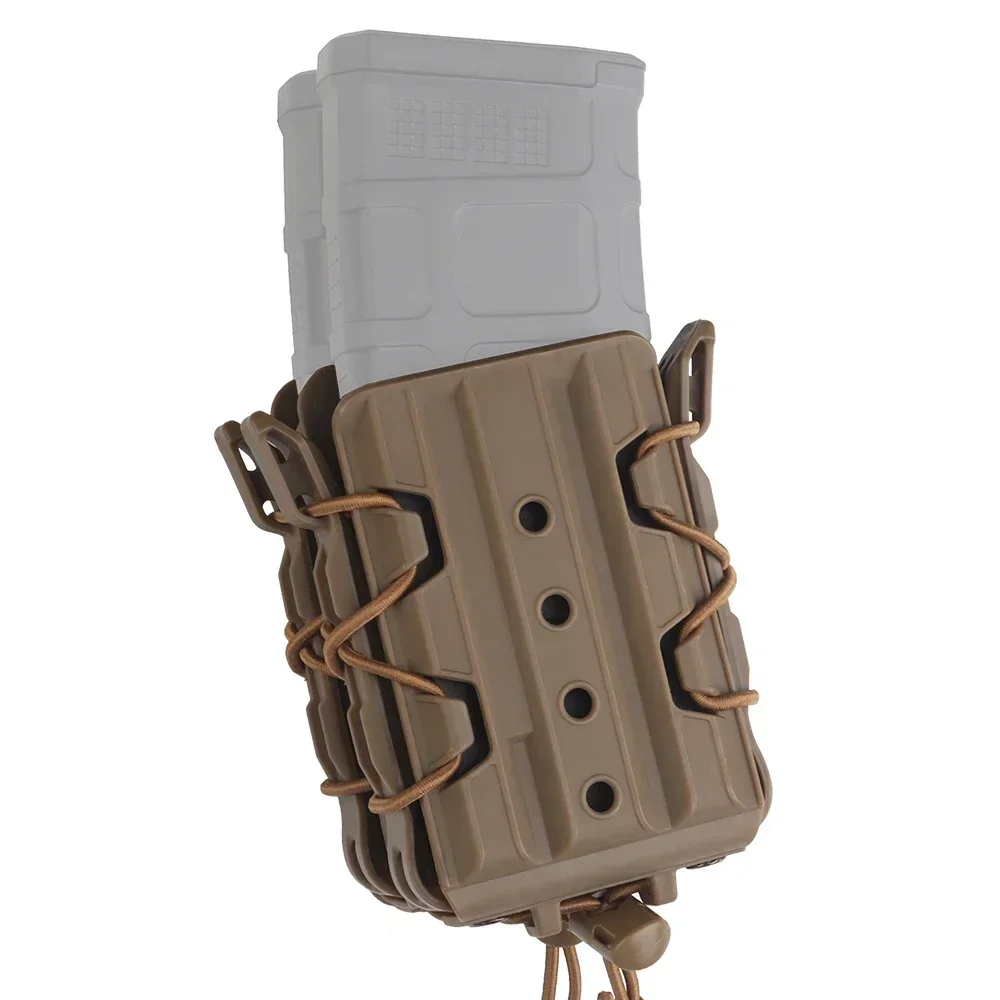 All Terrain Double Rifle Magazine Pouch M4 AR 5.56 AK 7.62 Mag Holster Carrier Cartridge Houder voor Molle Vest Riem