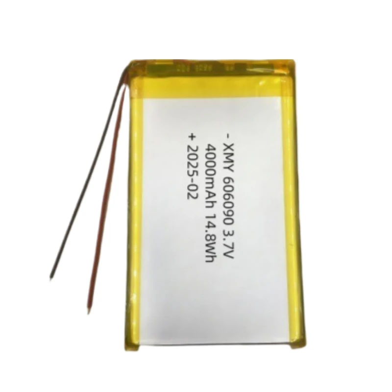 Rechargeable Battery 606090 3.7V 4000mAh for Powerbank Power Bank heating belts emergency lights hand warmers learning machines