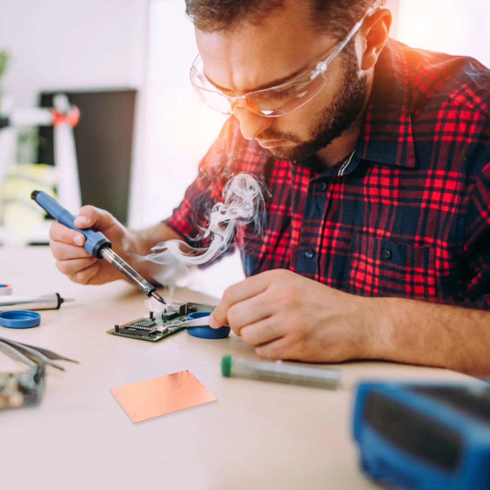 

10pcs 5x7cm Single Sided Circuit Board for Soldering DIY Projects Prototype Boards Electronics Experimental Supplies