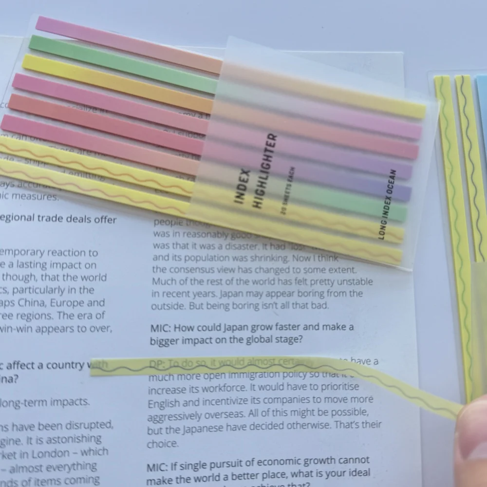 160/200 pezzi adesivi trasparenti adesivi per notebook blocchetti per appunti segnalibro trasparente leggi materiale scolastico di cancelleria per libri