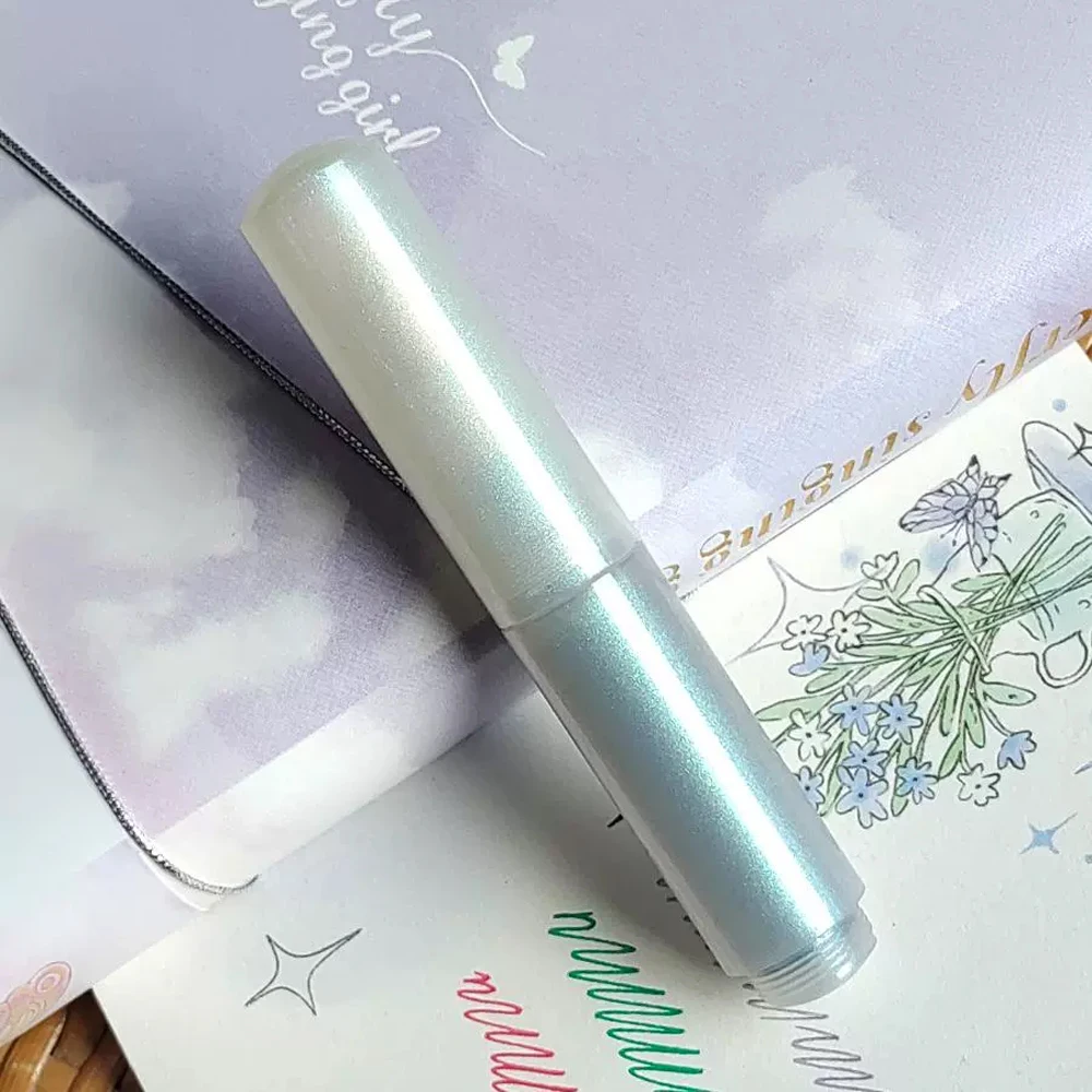 New Moonman Fountain Pen Semi Transparent Pearl Series Exquisite Writing Mini Travel Portable Pocket Pen Gift for Friends image 4