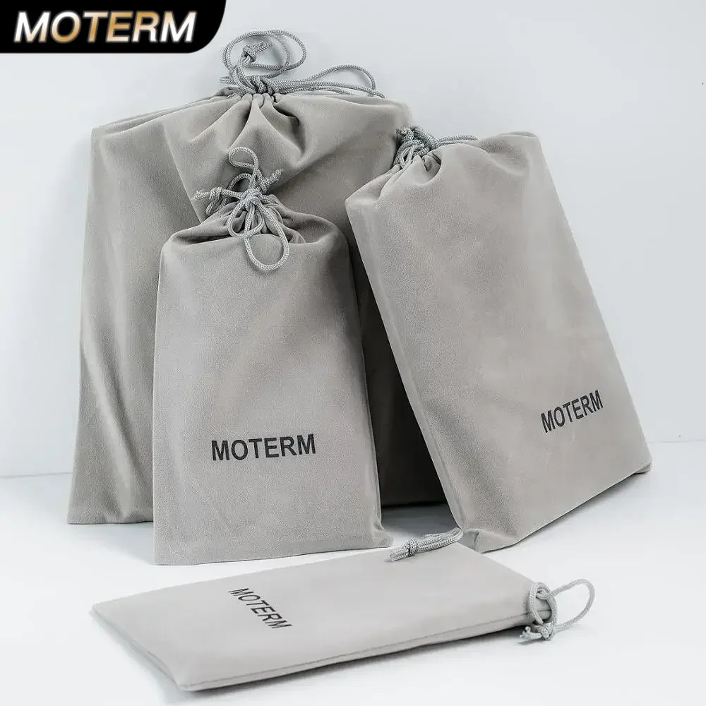 Moterm Dust Bags Drawstring Flannelette Bag for All Size Planners Agenda Organizer