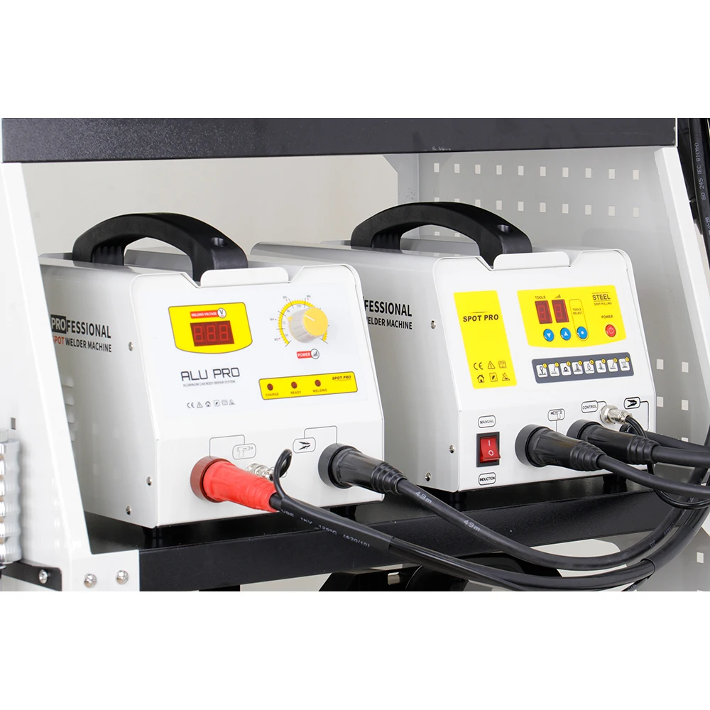 عالية التكوين ذكي بقعة لحام دنت مجتذب آلة إصلاح دنت جسم السيارة للألمنيوم الصلب