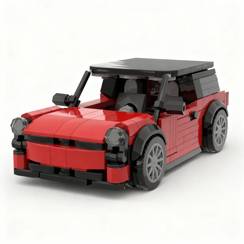 

264pcs MOC Mini Cooper S Electric City Champions Model Building Blocks Construction Toy Christmas Gifts DIY Creative Idea Brick