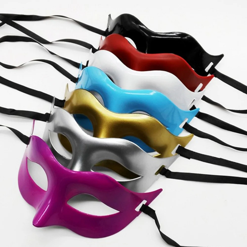 Masque de mascarade Sexy pour femmes et hommes, demi-masque de bal pour hommes, accessoire de décoration de fête d'halloween, Costume de Cosplay rétro, masque de carnaval