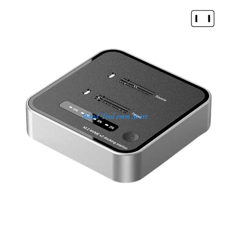 

H37F M.2 Solid Disk Case 20Gbps Efficient For Double Bays Support M.2 NVME