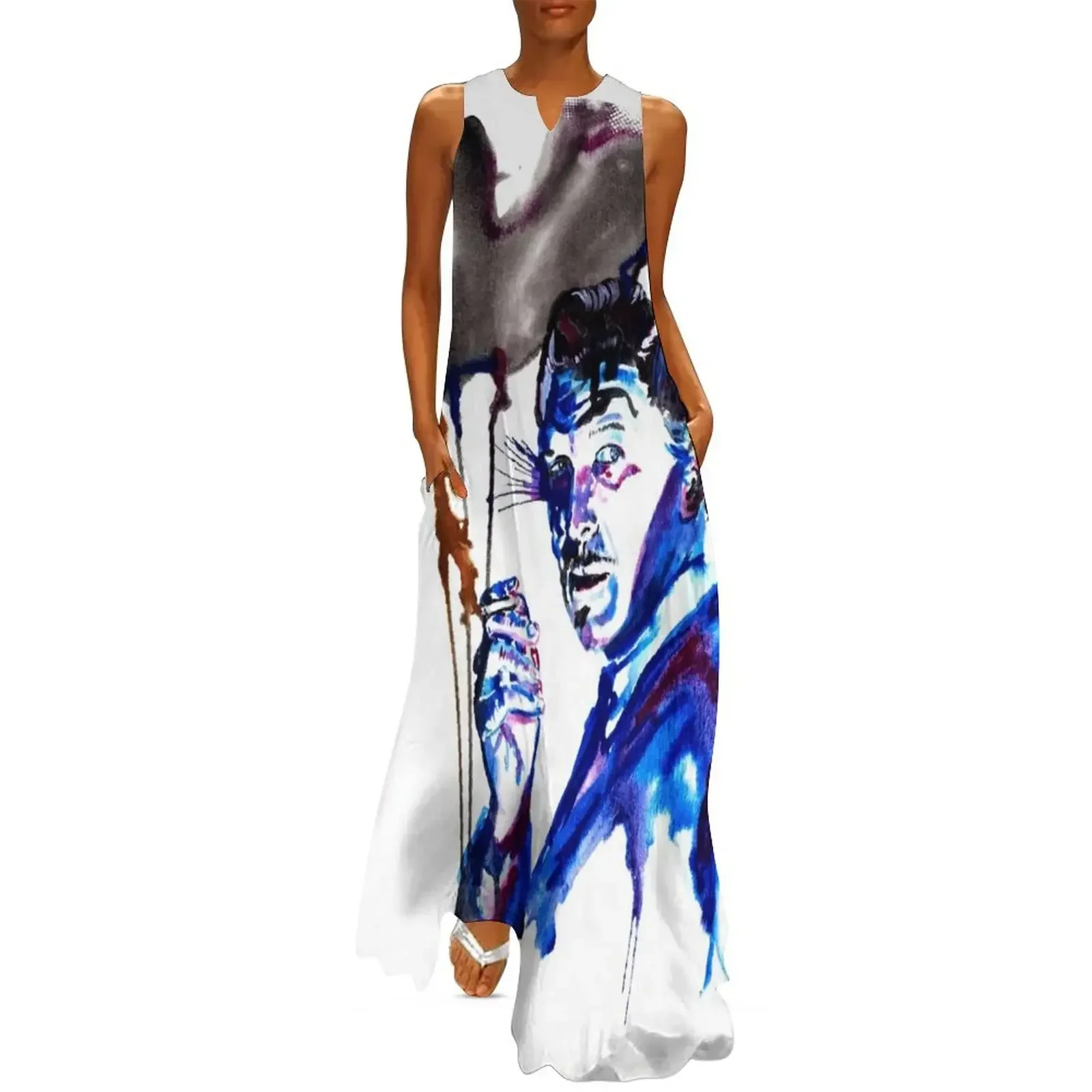 

Vincent Price Bat Long Dress Women's summer dresses Elegant gown womens dress Dance dresses Dress