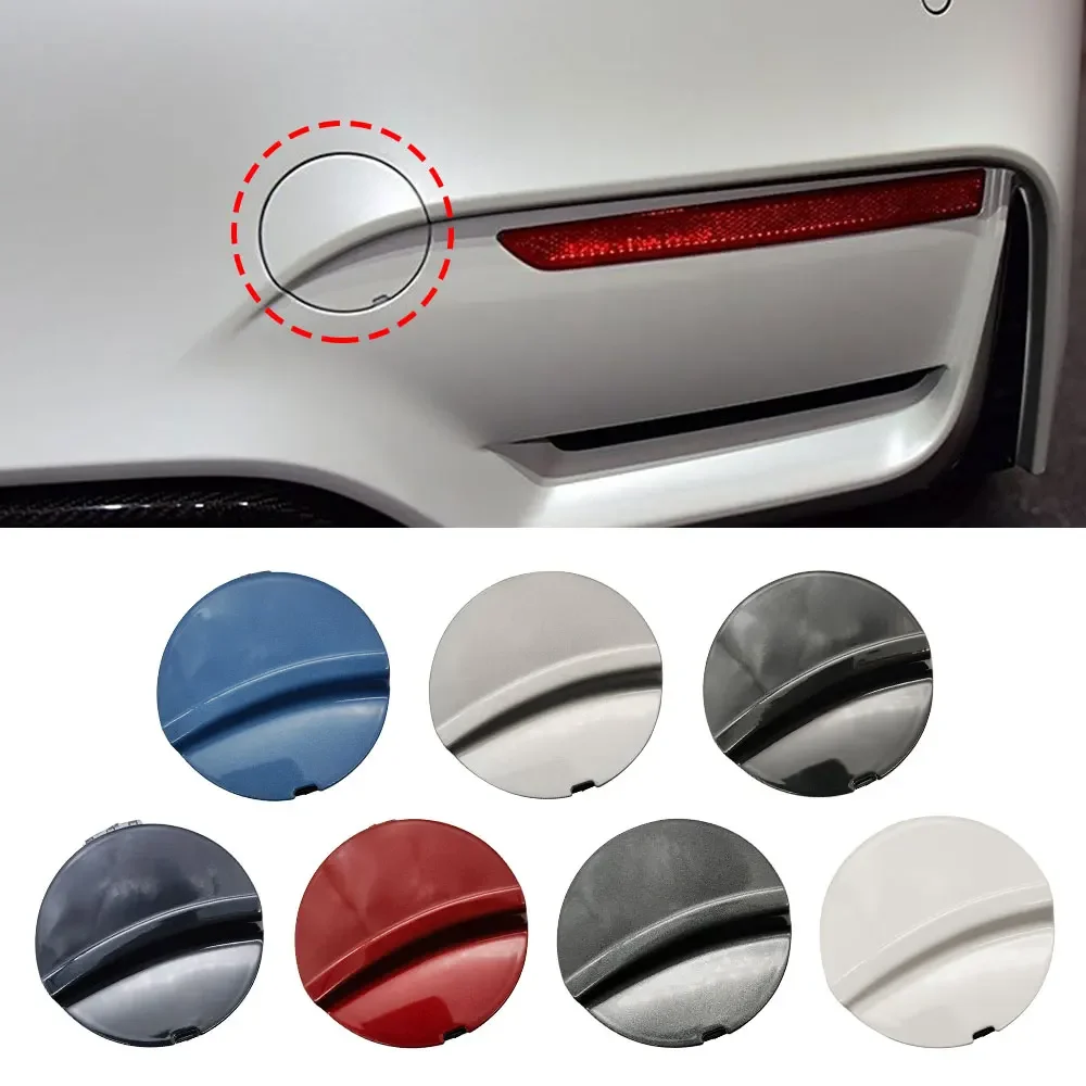 

For BMW F80 Car Rear Bumper Tow Hook Cover Cap Black White Gray Blue Accessory For BMW M3 2014-2019 51128061605