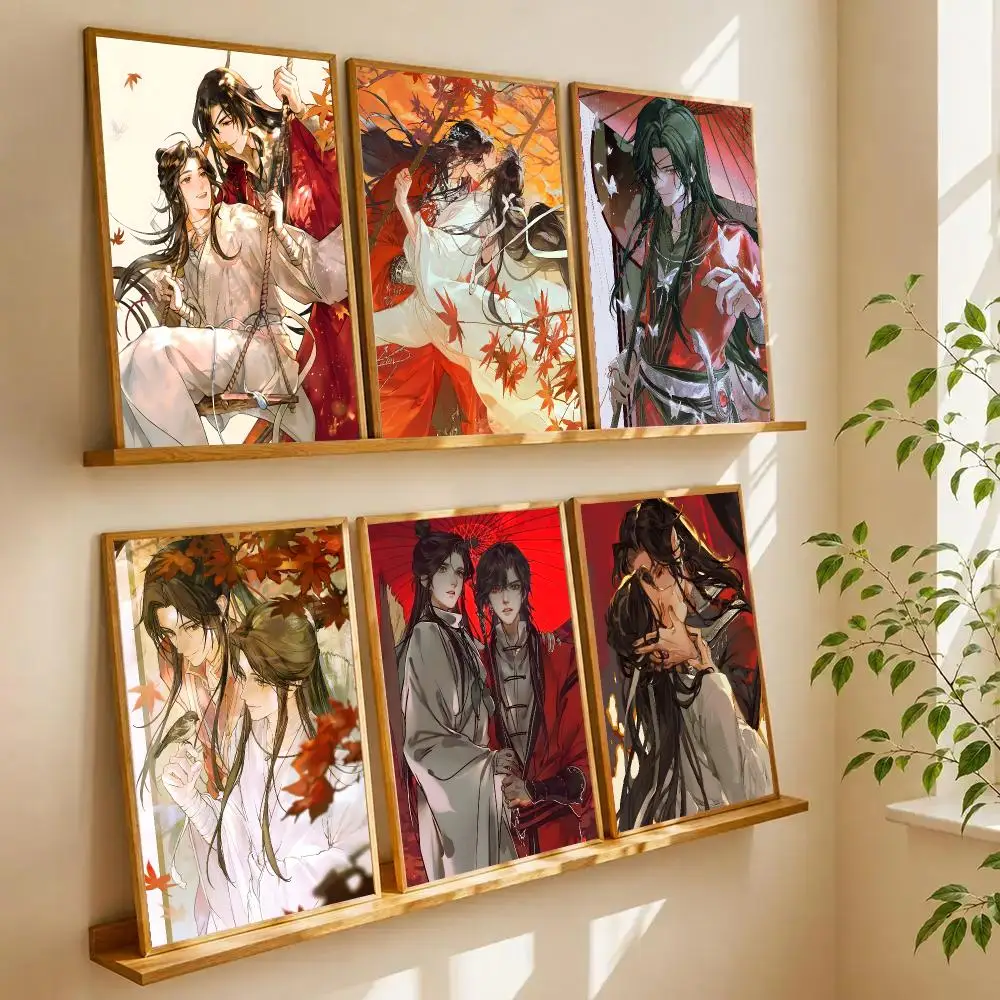 Heaven Officials Blessing Poster Wall Art Print Art Suitable For Living Room Bedroom Bar Parlor Home Decoration Gift