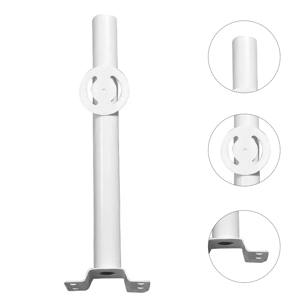 

1 set 1 Set Solar Street Lamp Bracket Metal Support Pole For Outdoor Wall Light Arm Floodlight Mounting Accessory Light Pole