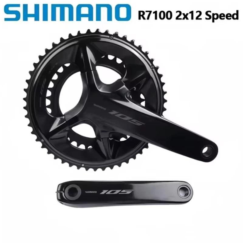Shimano 105 R7100 Crankset 2x12 Speed R7000 2x11s 165/170/172.5