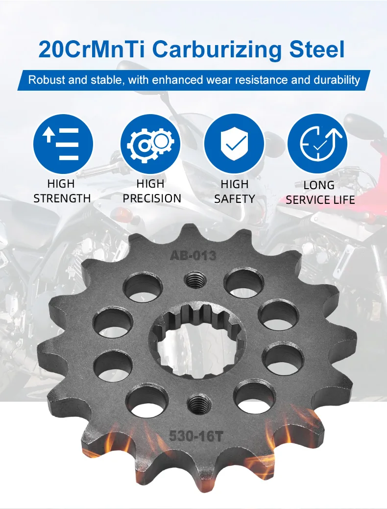 BLDR 530 sprocket Suzuki GSX-R1300 Hayabusa GSX1400 20CrMnTi