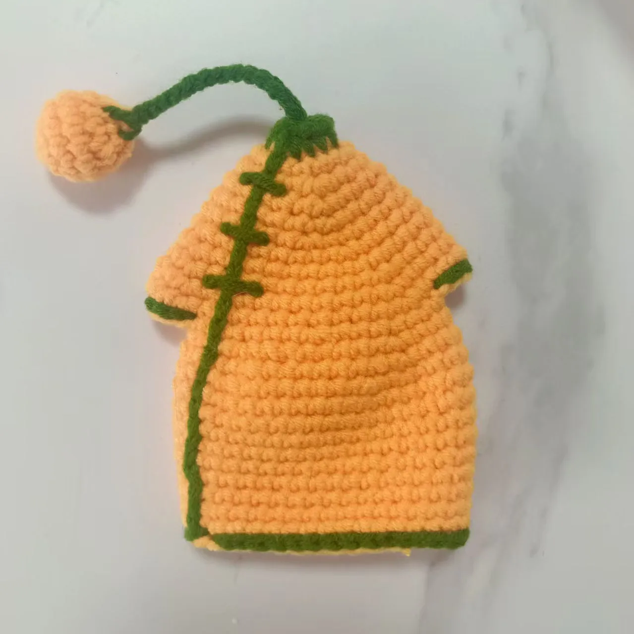 

Hand-Knitted Unique Mini Cheongsam Key Pouch Original Pocket Bag for Keys Craftsmanship Key Holder