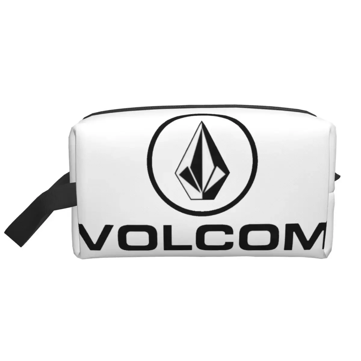 Volcoms Logo Makeup Bag Women Travel Cosmetic Organizer Cute Storage Toiletry Bags