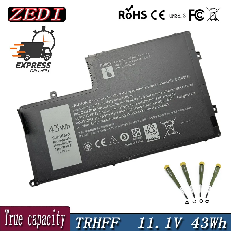 

ZEDI New Original 11.1V 43Wh TRHFF Battery For Dell Inspiron 5547 5545 5548 5447 5445 5448 14-5447 15-5547 3450 3550 1V2F6 01V2F