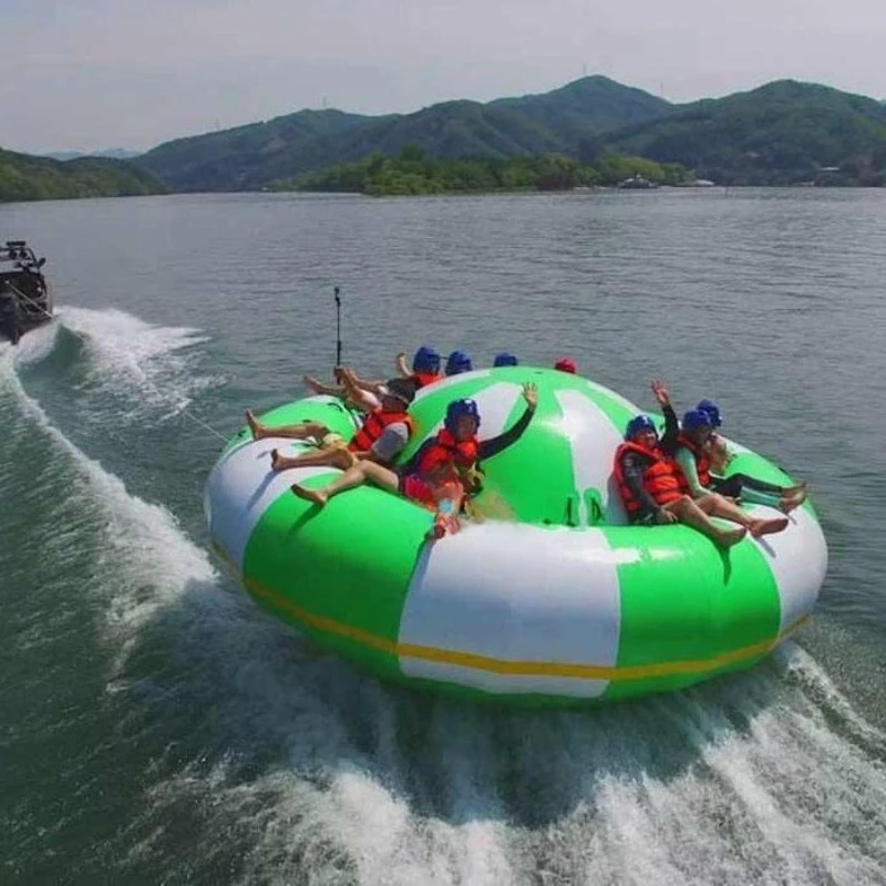 

Commercial 6 Seater Towable Inflatable Disco Pang Pang/ Inflatable Towble Boat/China Factory Towable Inflatable Water Toys