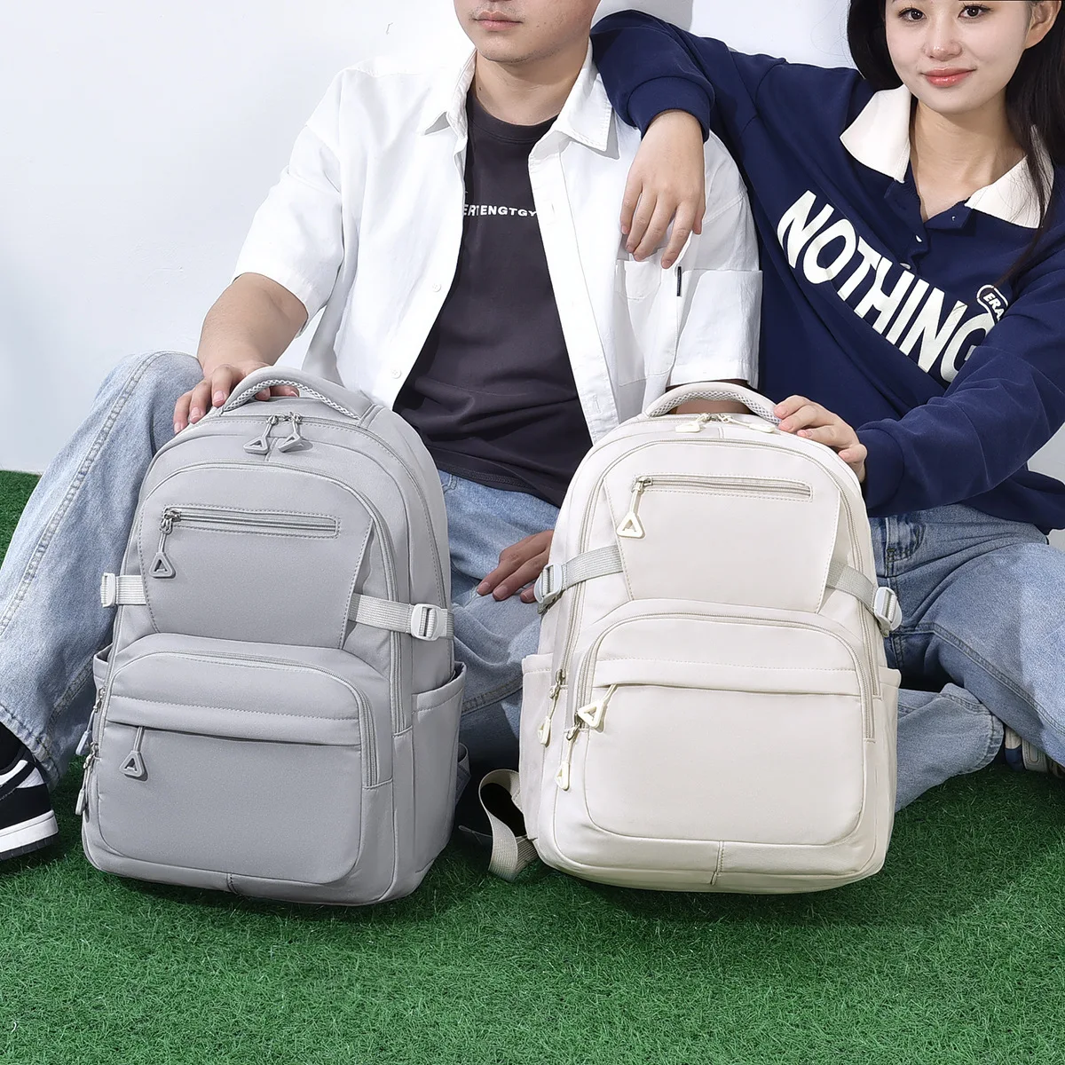 Large capacity Unisex backpack,Multiplepocketswith,adjustable shoulder straps,suitable for high school and daily commuting