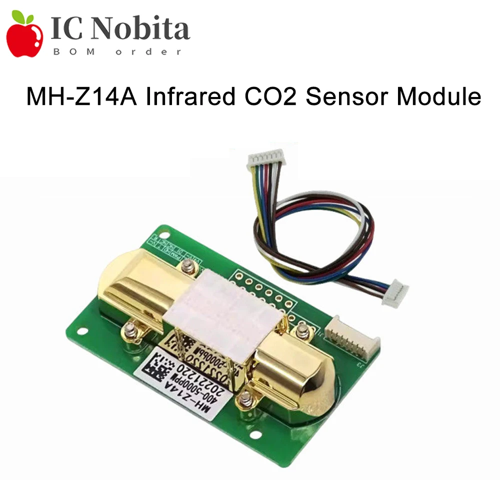 

1PCS MH-Z14A Infrared CO2 Sensor Module 400-5000ppm UART PWM Output for Air Quality Monitoring New