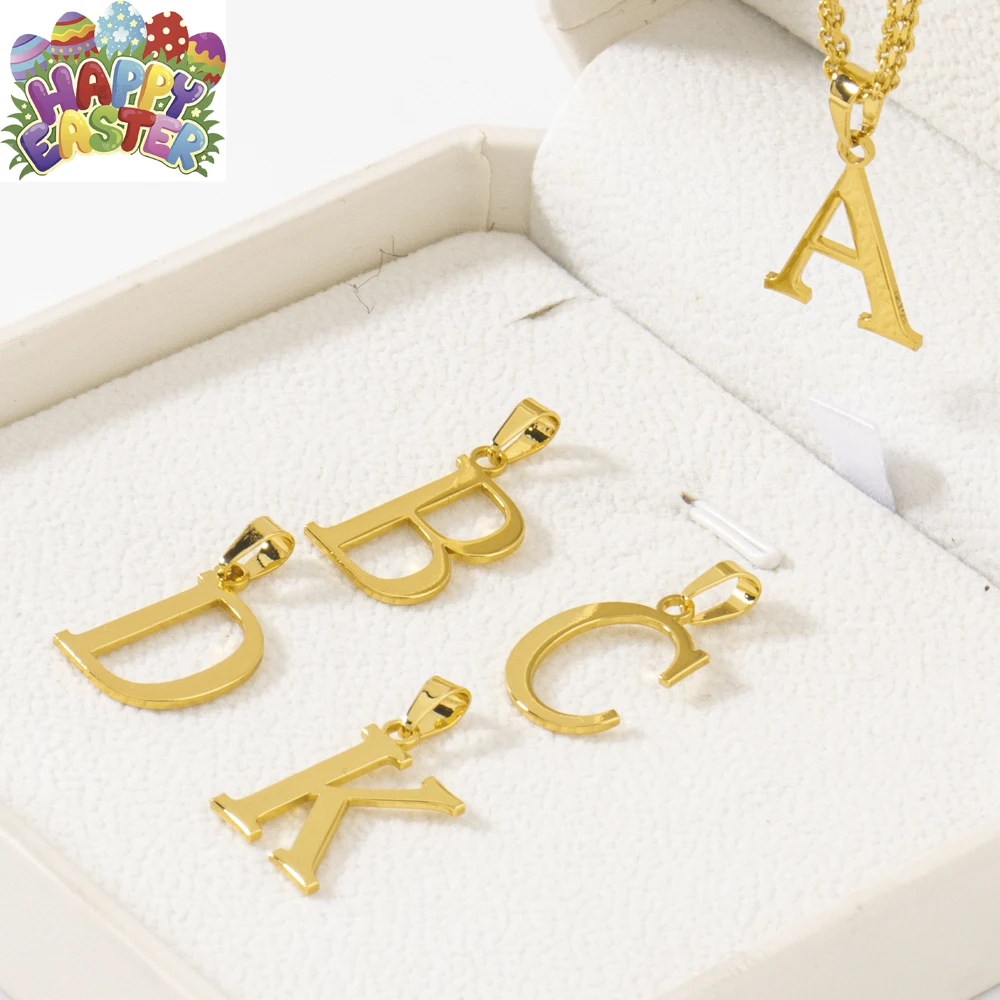 رسائل الفولاذ المقاوم للصدأ قطع الأبجدية قلادة DIY بها بنفسك امرأة قلادة السيدات مجوهرات اكسسوارات بالجملة دروبشيبينغ #2