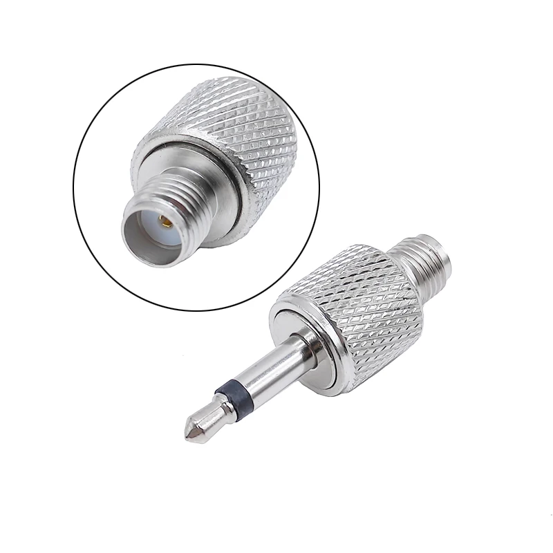 SMA-Buchse auf 1/8" 3,5mm Mono-Stecker Adapter Konverter Steckverbinder für Audio-Koaxialkabel Antenne – Detail 2