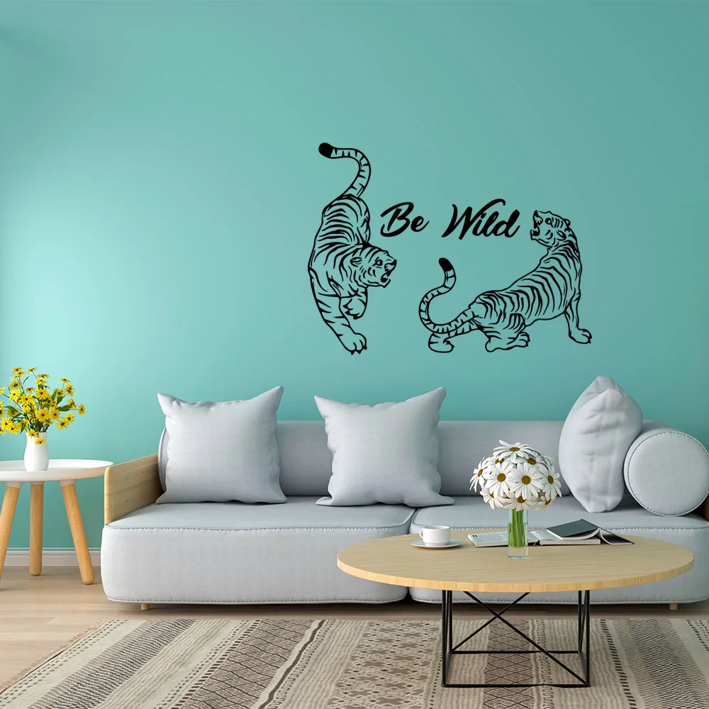 Tiger Wall Sticker Wall Decal Sticker Home Decor For Kids Rooms Decoration Decal Creative Stickers