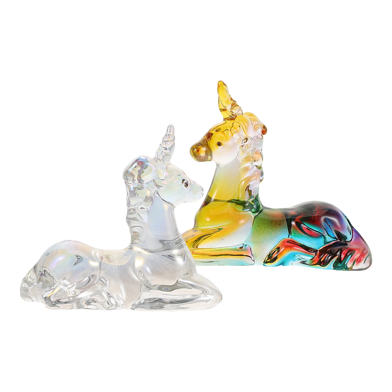 

2Pcs Tabletop Ornament Intricate Details Polished Finish Enhance Any Space Ideal Gift for Loved Ones