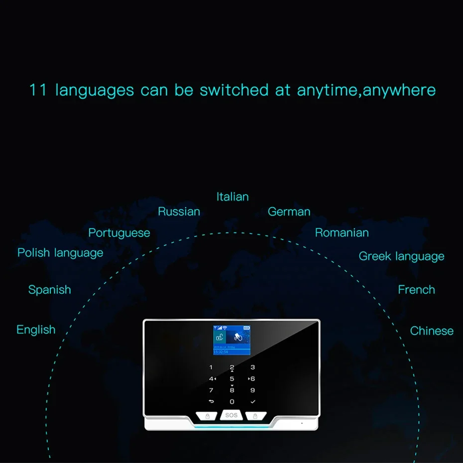 

KERUI G20 Wifi GSM Tuya Alarm System With Motion Detector Door Sensor IP Camera Wireless Smart Home Security Support Alexa