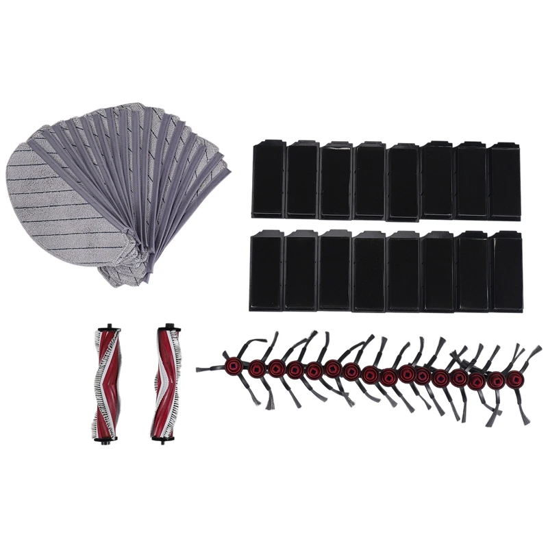 For C12 / C12 Plus / C12 Main Side Brush Hepa Filter Mop Cloth Accessories Replacement Parts-A51M