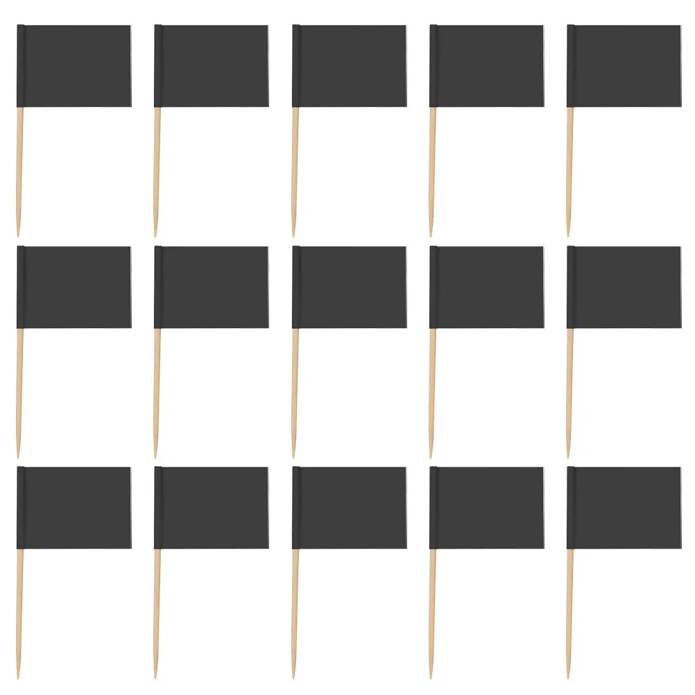 

200Pcs Cocktail Picks Wooden Blank Toothpick Flags Cake Inserts for Cupcakes Muffins Fruits Party Wedding Decor Supplies