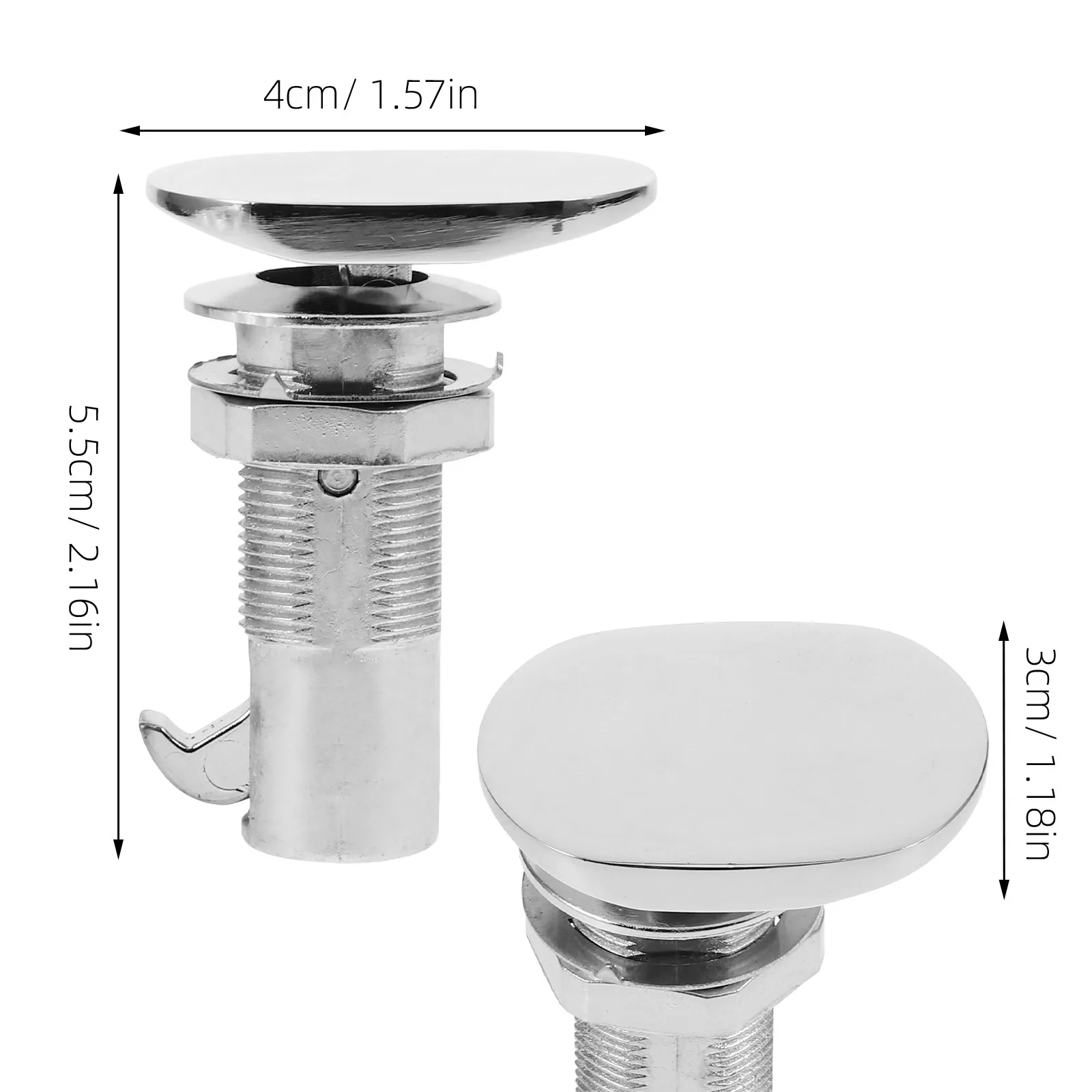 Heavy Duty Zinc Alloy Rv Lock Replacement for Camper Door Cabinet Drawer File Box Mailbox Storage Security Lock Sleek Modern