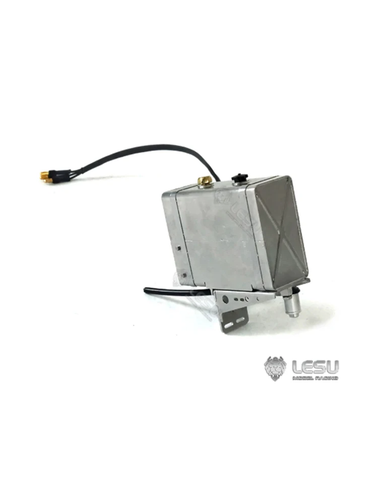 Hydraulischer Ölpumpentank aus Edelstahl, integriert, modifiziert Y-1522 für 1/14 Tamiya RC Muldenkipper-Anhänger, ferngesteuertes Spielzeugteil – Detail 11