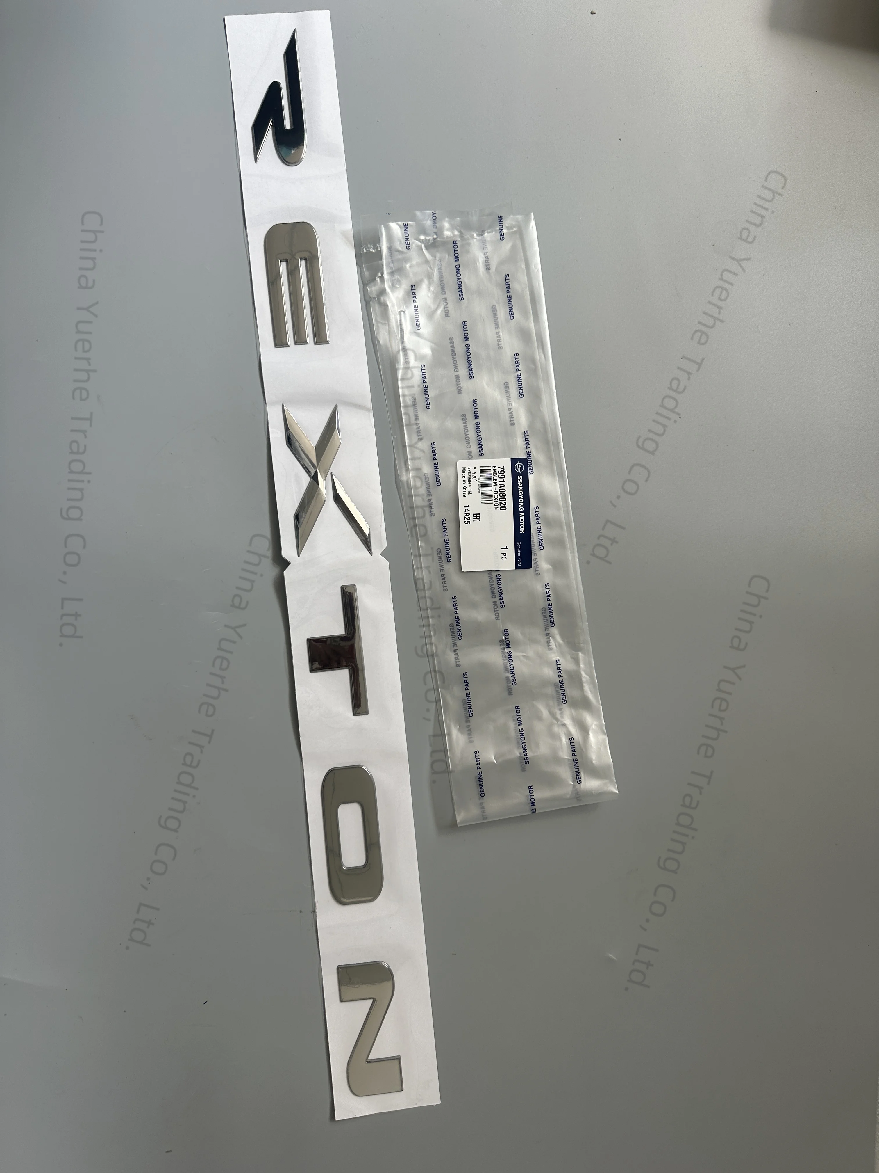 

Genuine Emblem -REXTON 7991A08020 For Ssangyong Rexton