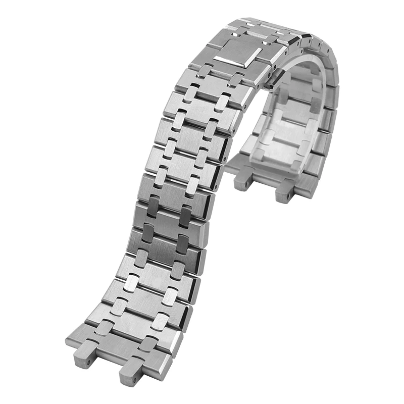 For AP stainless steel strap AP Royal Oak metal strap steel watch chain AP15400 26320 15500 men\'s 26m metal strap bracelet