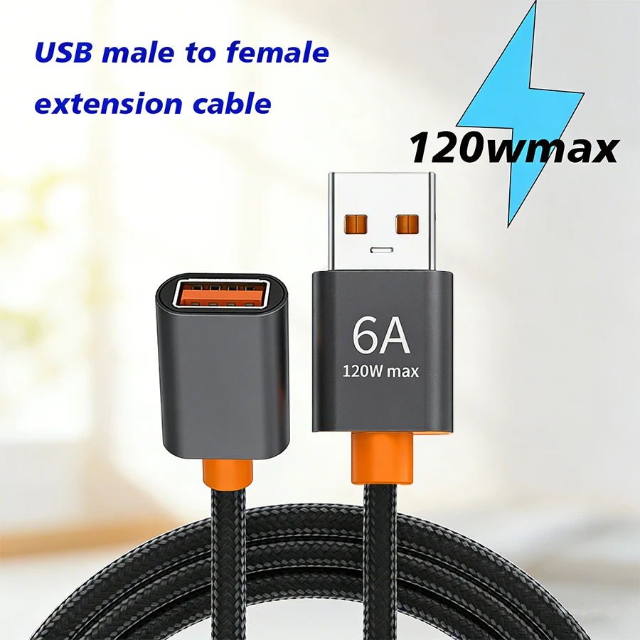 USB 2.0 Extension Cable Male to Female Extender Cable Fast Speed USB /2.0 Extended for laptop PC USB Extension