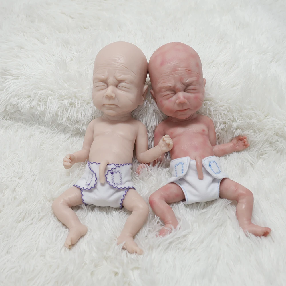 

COSDOLL 16inch 1650g 100% Full Body Silicone Reborn Baby Dolls Realistic Baby Dolls Newborn Kids Soft Doll DIY Blank Boy Toy Kit