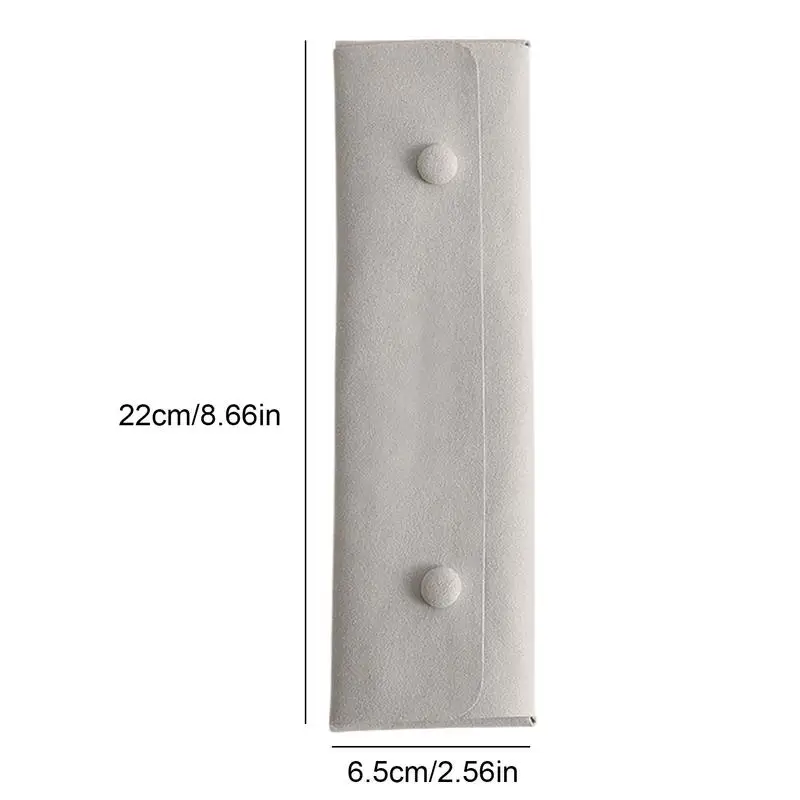 حقيبة تخزين سوار قلادة، منظم مجوهرات محمول للسفر للنساء، حقيبة تخزين مجوهرات متعددة الاستخدامات