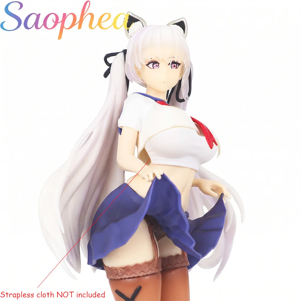 Saophea Alvina Skirt-Lifting Ver. Ecchi Figure, Sexy Anime Girl Figurine,Waifu Action Figure Collectible Statue