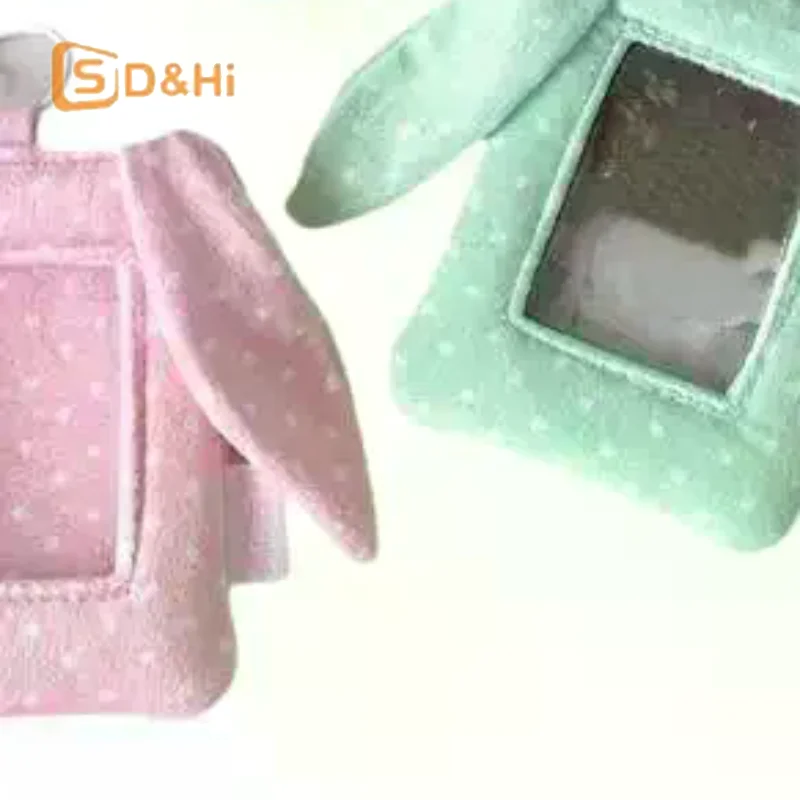 1Pcs 3 Inch Rabbit Binder Photocard Kpop Card Display Binder Kpop Mini Photocard Holder 1 Card Collect