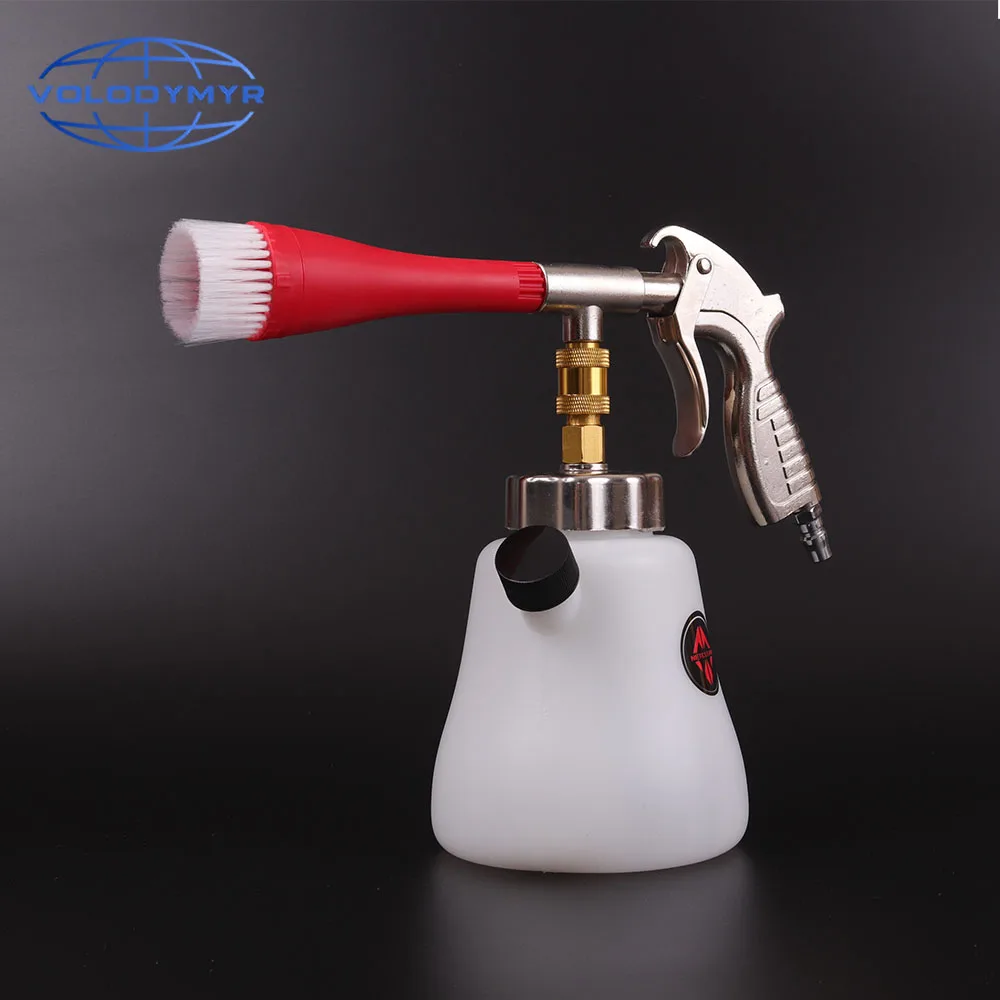 Tornador Car Air Cleaning Gun High Pressure Car Washer Foam Gun Bearing Tornador Espuma Tool with Brush for Glass Window Leather