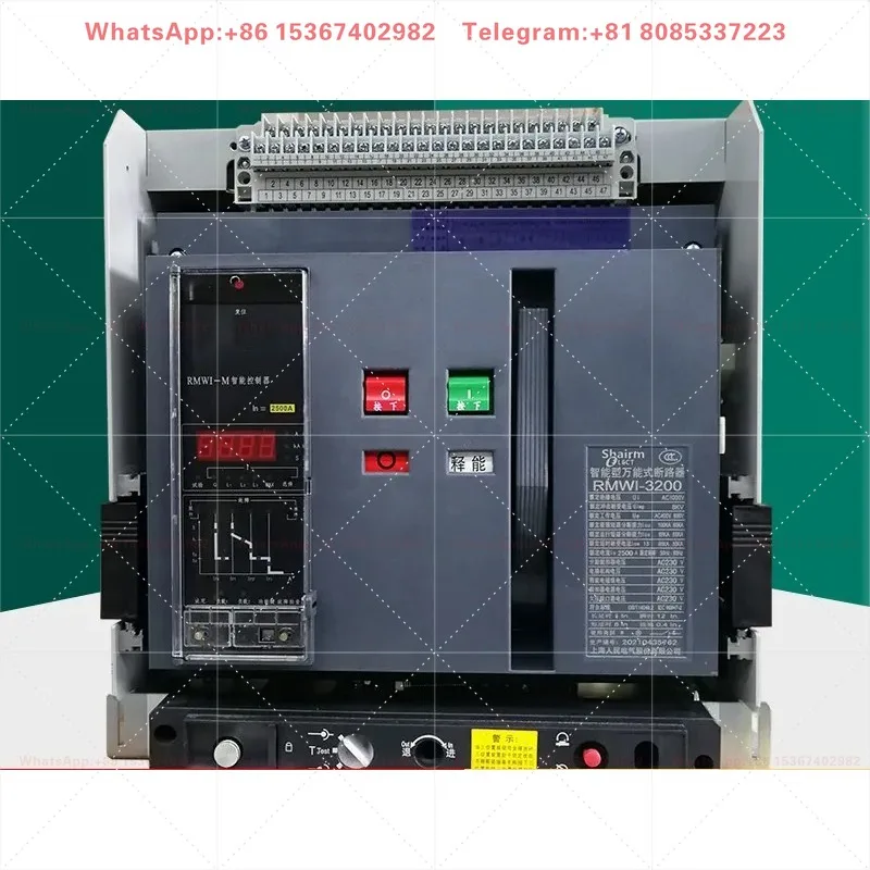RMCW1-2000 Universal Frame Circuit Breaker 630A 1000A 1600A 3200A Air Circuit Breaker Low Voltage Power Distribution Switch