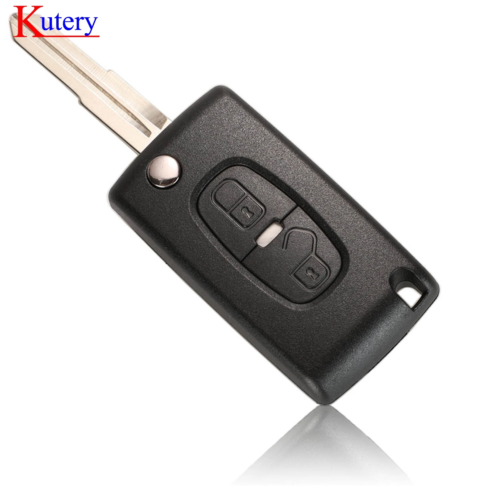 jingyuqin FOR PEUGEOT 4007 ET 4008 For Citroen C-Crosser C4 Aircross 2BTN Fob Remote Key case flip remote key shell Fob MIT-11R