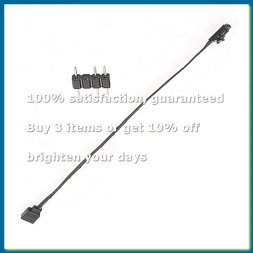 ●For 3PIN RGB to Standard ARGB 3-Pin 5V Adapter Connector RGB Cable for Fan/Hub/Lighting Node/Commander-A57M