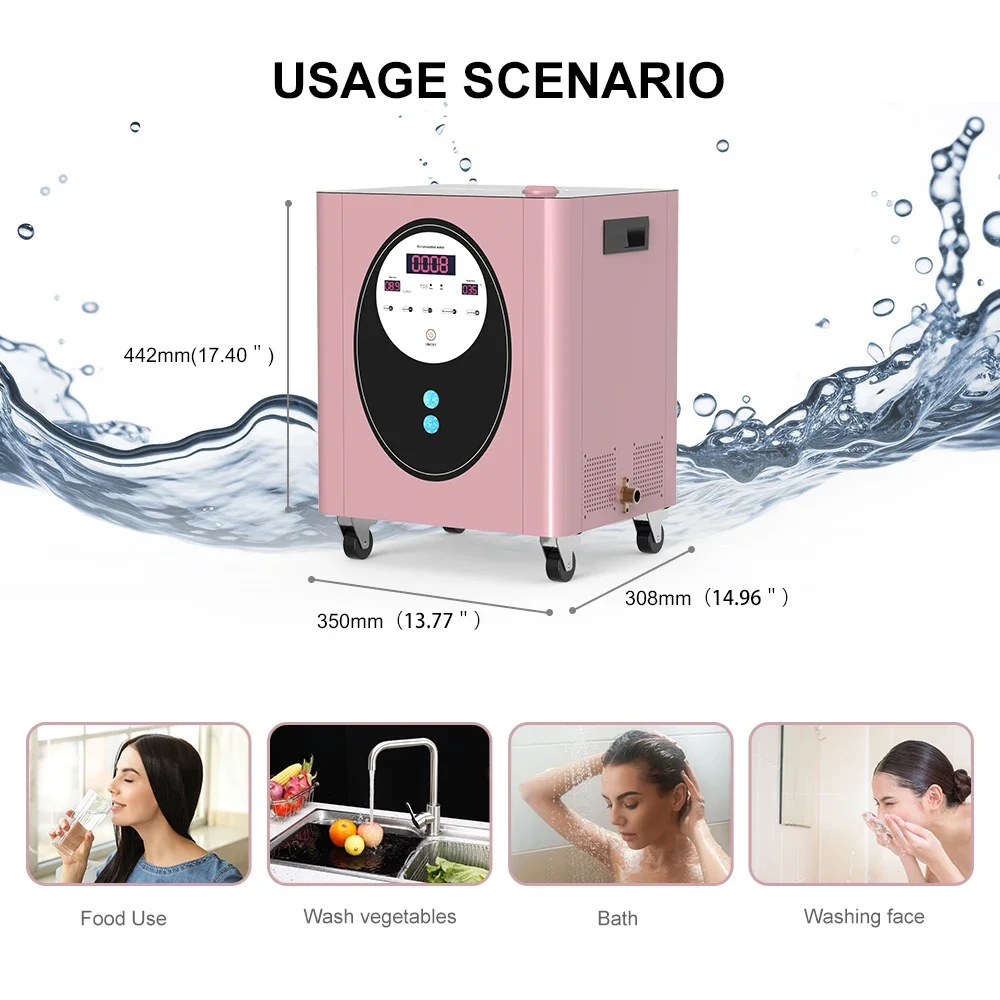 Suyzeko Full Body Healthcare Hydrogen Water Generator Bath Shower 2000ppb 3800ppb Professional Hydrogen SPA Machine