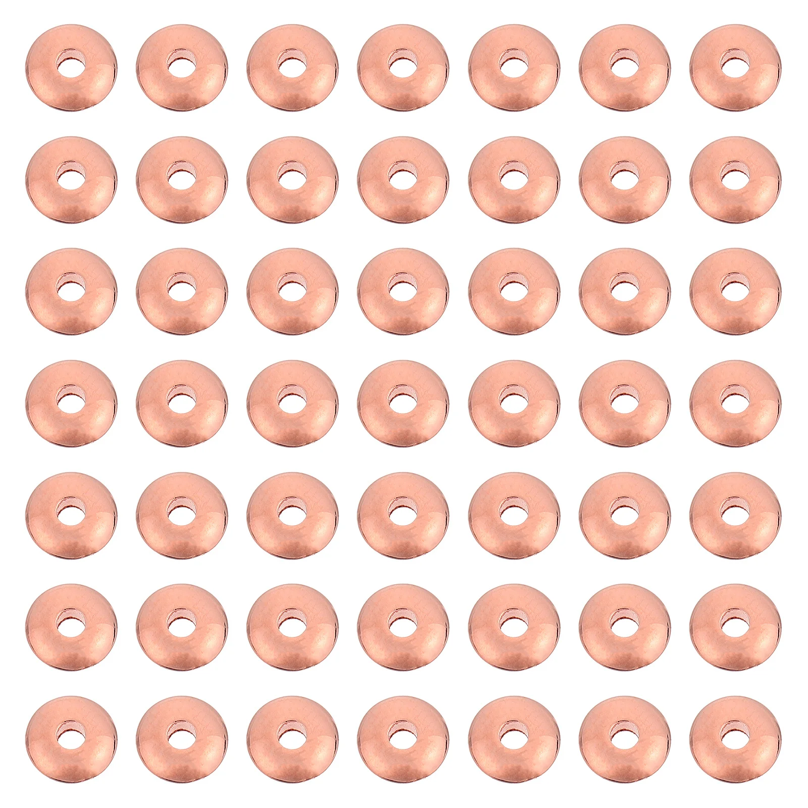 1000Pcs Round Spacer Beads Durable DIY Loose Beads Lightweight for Necklace Bracelet Jewelry Crafts DIY Jewelry Accessories