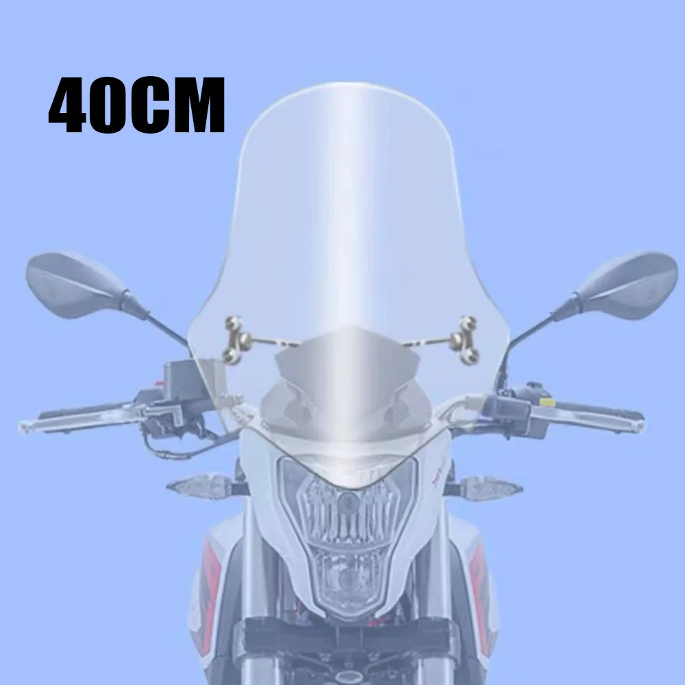 

Motorcycle Windshield WindScreen Front Glass Deflector For KSR Moto GRS 125