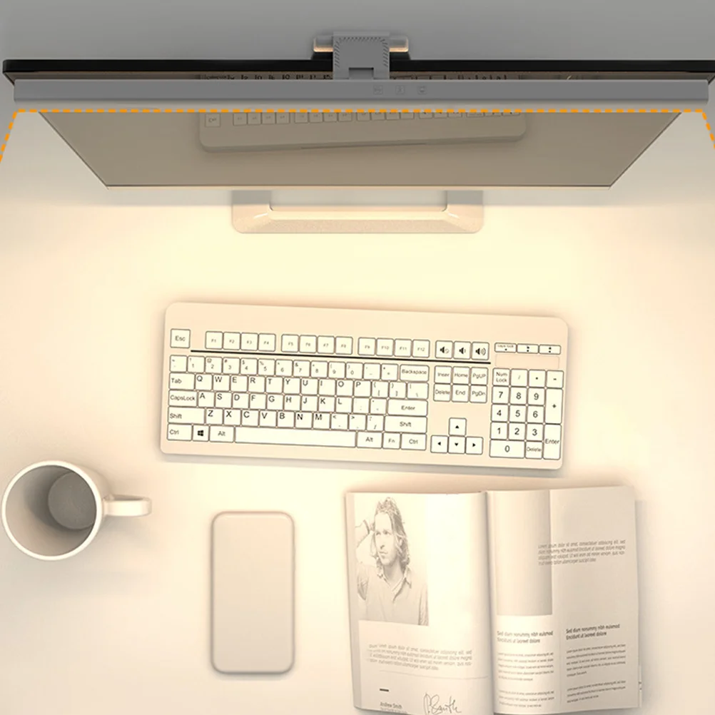 

LED Computer Monitor Light Bar Creative Dimmer Screen Lamp Eye Protective Hanging Lamp for Desktop Work and Reading