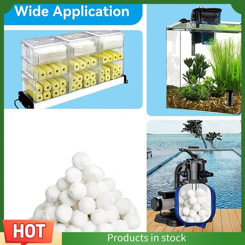

A68G-About 900 Grams Of Swimming Pool Filter Balls, For Above-Ground Swimming Pools, Replacing Swimming Pool Filter Sand