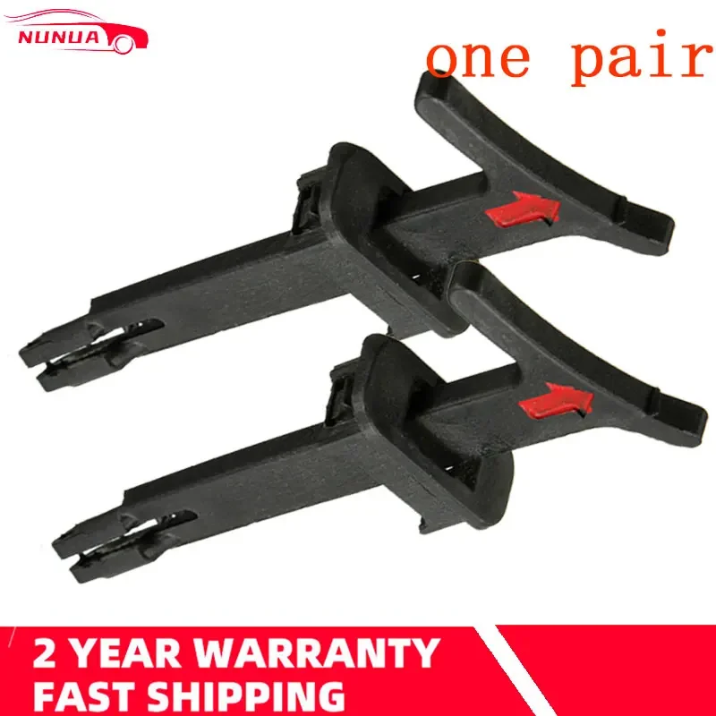 2Pc/Set Black Bonnet Hood Release Rod Lock Latch Handle Pull Catch Clip 1J0823593C 1J5 823 593 C For VW Bora MK4 Golf 1998-2006